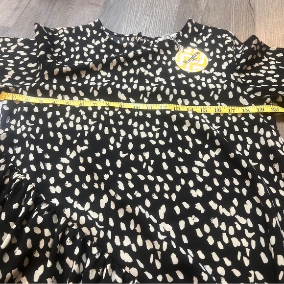 NWT Hayden LA Women's Leopard Print Dress 3/4 Sleeve Asymmetrical Size Medium - Picture 5 of 6